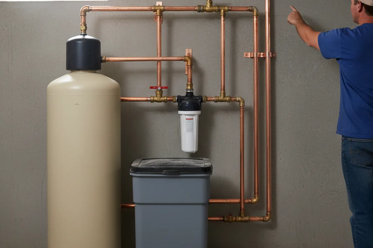 Whole-house water treatment system installed in Denmark